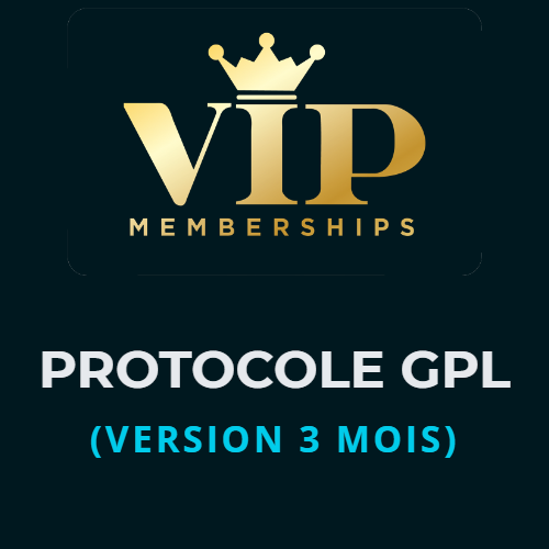 Protocole GPL 3 Mois
